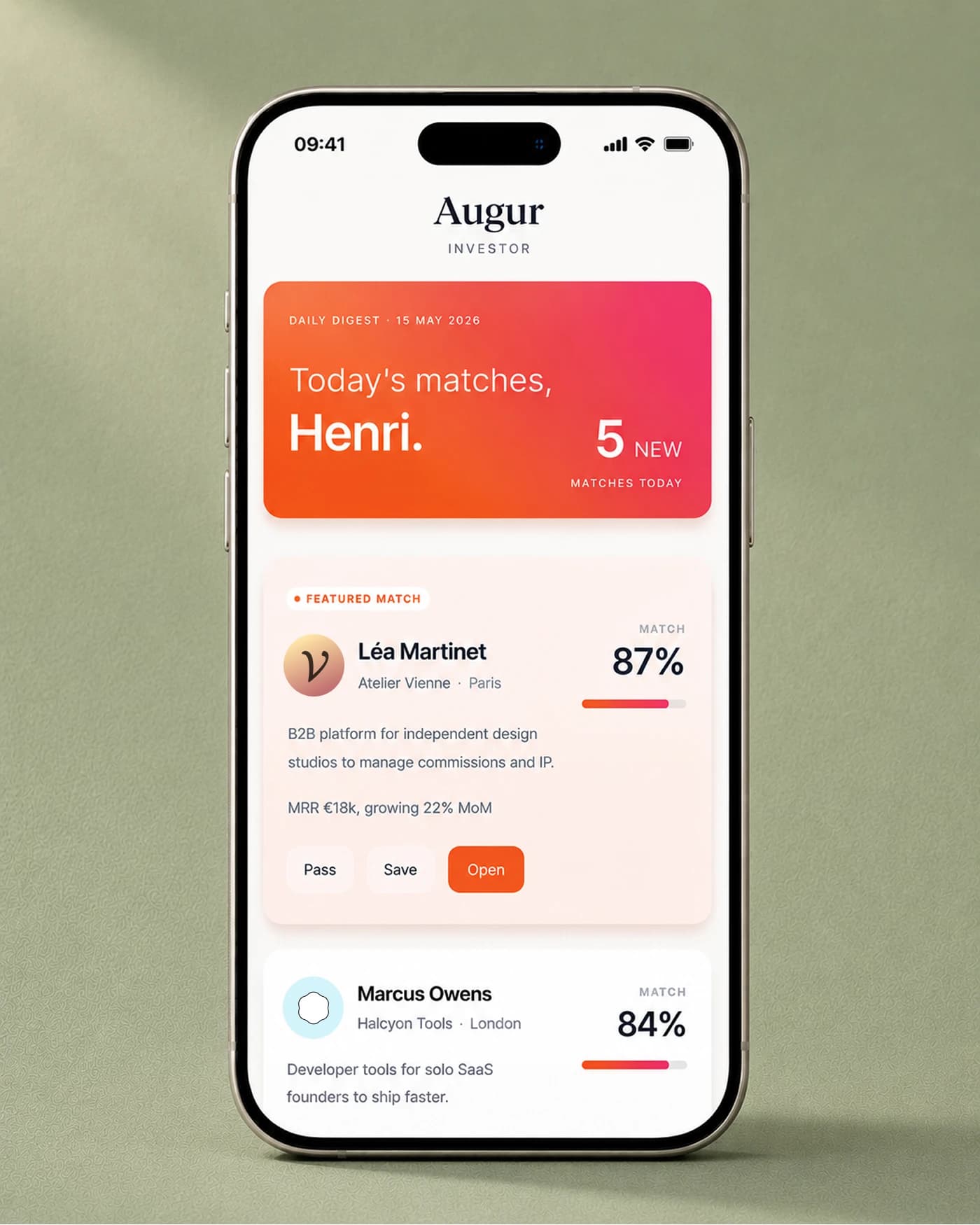 Augur — detail 1