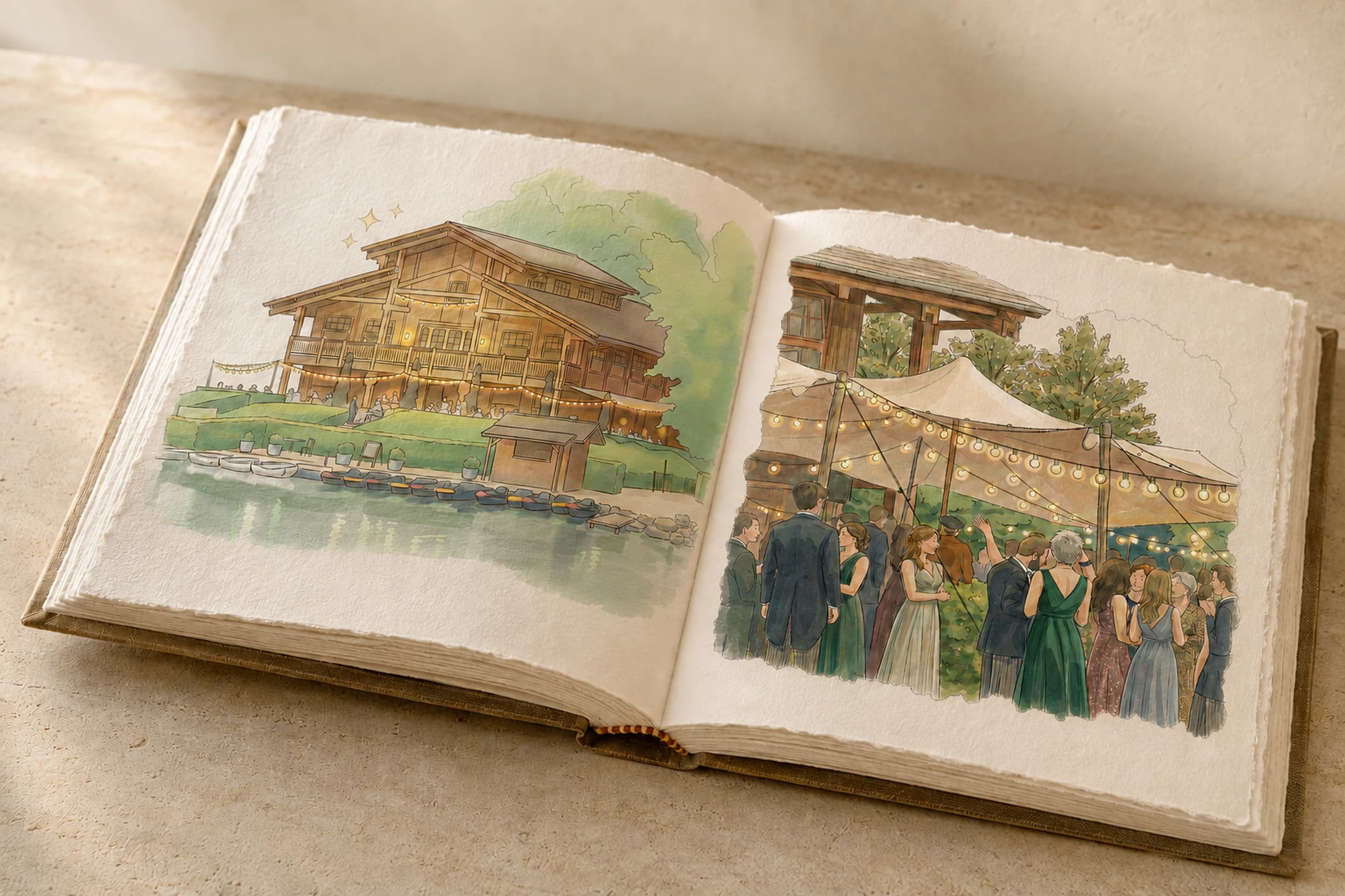 A Wedding Storybook — detail 1